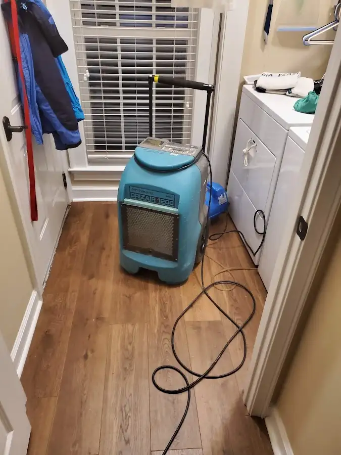 Commercial dehumidifier deployed for Crawl Space Restoration in Woodlake